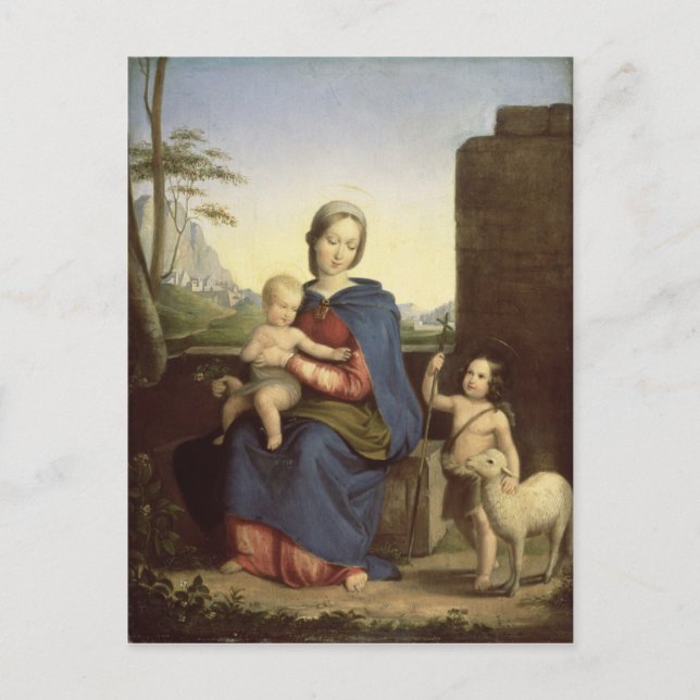 Cartão Postal A Santa Família (Frente)