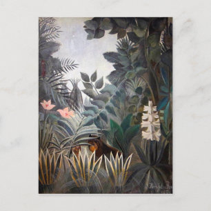 Cartão Postal A selva equatorial