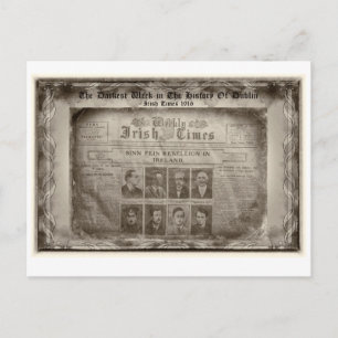Cartão Postal A semana mais escura da história de Dublin