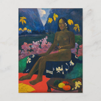 Cartão Postal A Semente do Gauguin de Arte Fina de Areoi