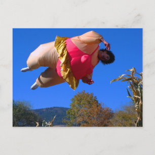 Cartão Postal A Senhora Gorda Bounces