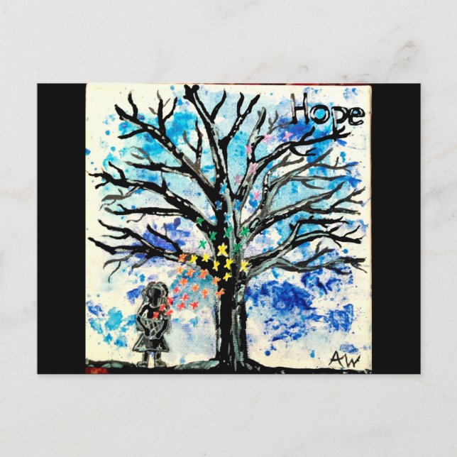 Cartão Postal A Série Árvore: Esperança (Frente)