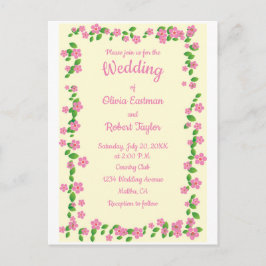 Cartão Postal A simplicidade personalizada é o melhor casamento 