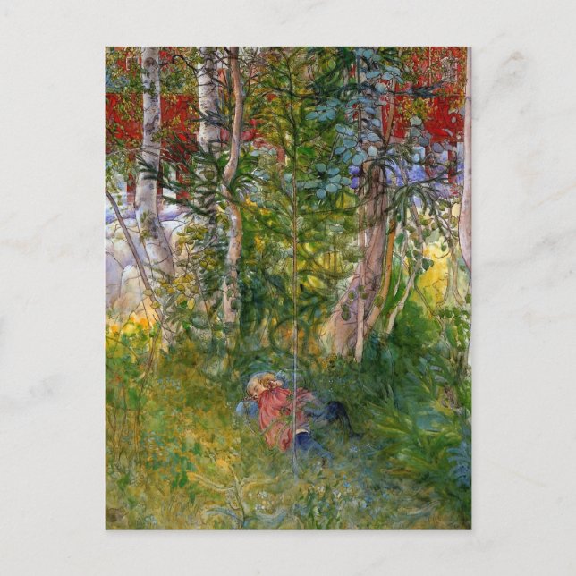 Cartão Postal A soneca ao ar livre (Frente)