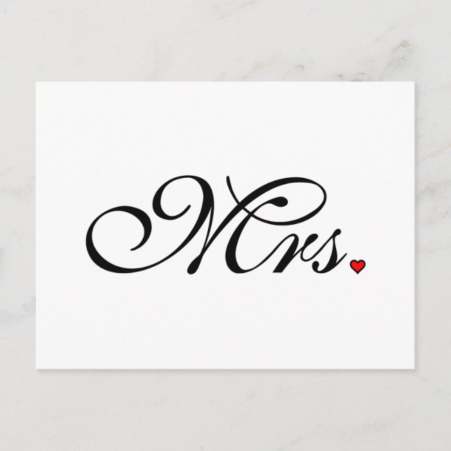 Cartão Postal A Sra. Wife Deu A Sua Nova Semana (Frente)