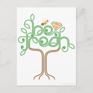 Cartão Postal A Supergirl É Fresca