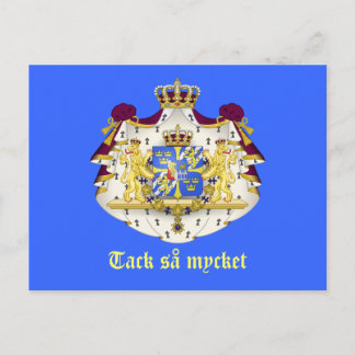 Cartão Postal A Swedish Thank You