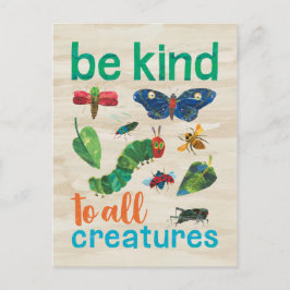Cartão Postal A Tão Faminta Lagarta Seja Bonita A Todos Os Criad
