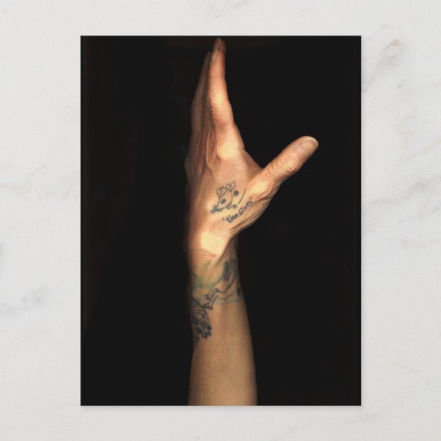 Cartão Postal A Tatuagem das Meninas (Frente)