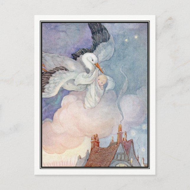 Cartão Postal A tempestade de Anne Anderson (Frente)