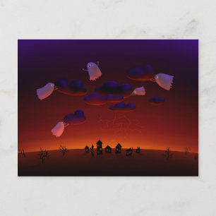 Cartão Postal A Tempestade de Colheita (Noite de Halloween)