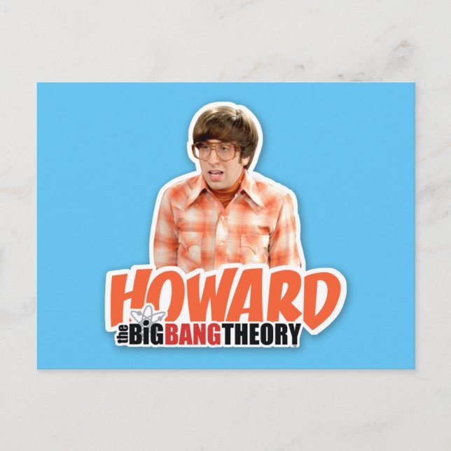 Cartão Postal A Teoria do Big Bang | Howard (Frente)