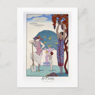 Cartão Postal A Terra, 1925 (litografia colorida)
