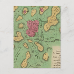 Cartão Postal A Terra De Moriah Ou Jerusalém