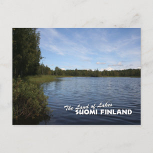 Cartão Postal A Terra dos Lagos: Suomi Finlândia