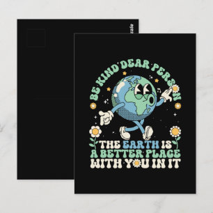 Cartão Postal A Terra É Um Lugar Melhor Com Você Nele