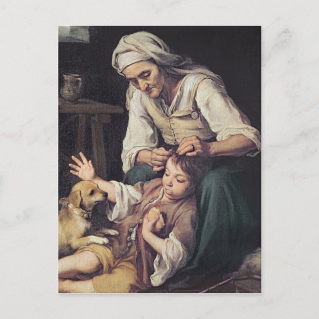 Cartão Postal A Toalete Doméstica', 1670-75 (Frente)