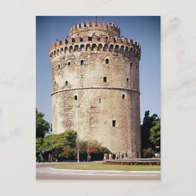 Cartão Postal A Torre Branca, construída durante (Frente)