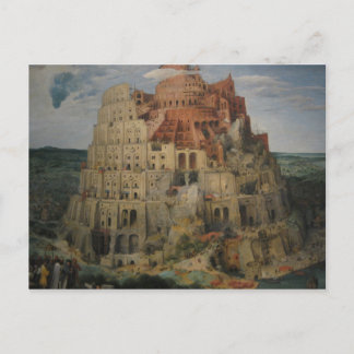Cartão Postal A Torre de Bruegel de Babel