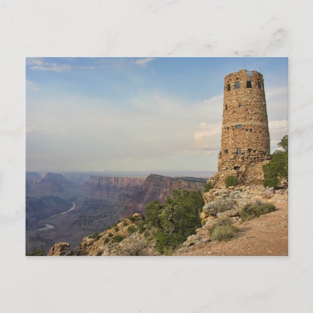 Cartão Postal A Torre de Vigilância em Desertview no Grand Canyo (Frente)