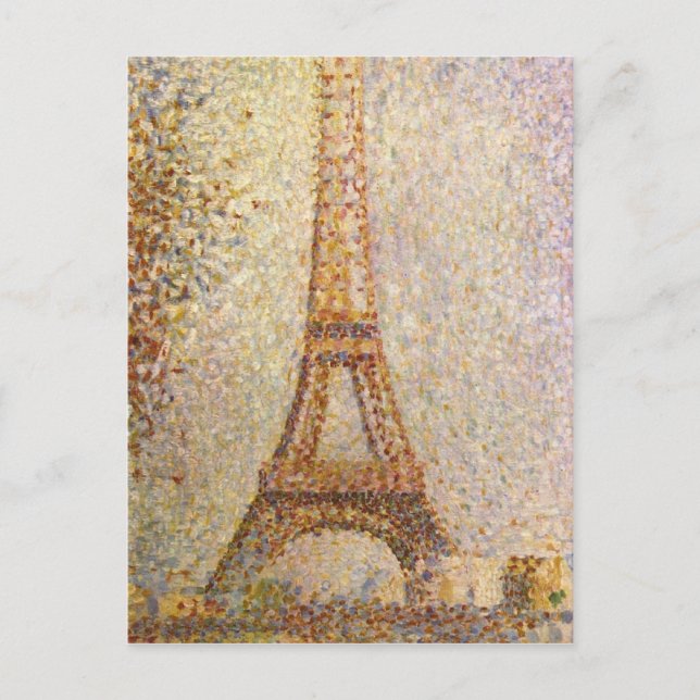 Cartão Postal A Torre Eiffel de Georges Seurat (Frente)