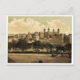 Cartão Postal A torre, Londres, Inglaterra, raro Photochrom