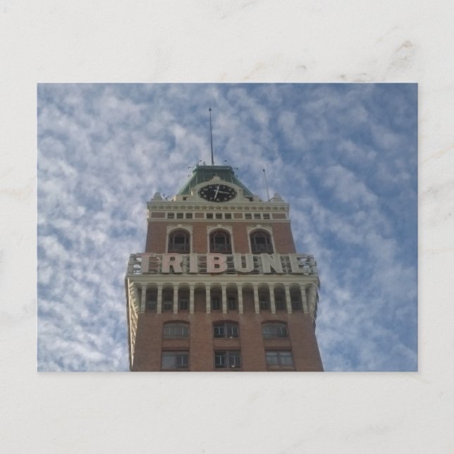 Cartão Postal A Torre Tribune (Frente)