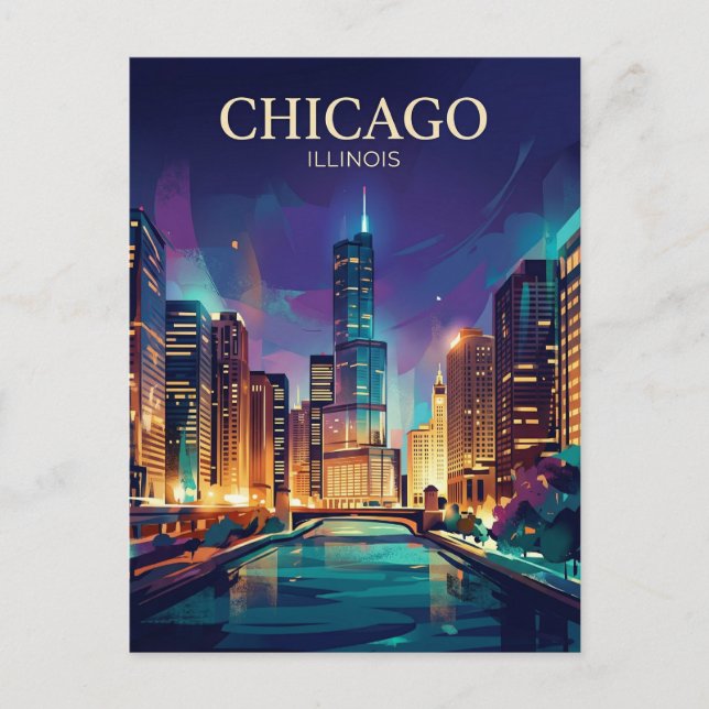 Cartão Postal A Torre Willis EUA (Frente)