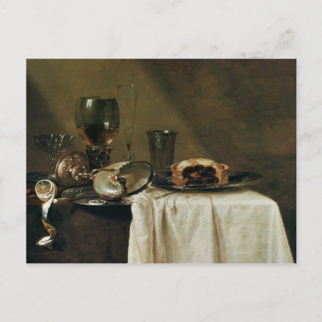 Cartão Postal A Torta de Amora Preta, 1635 (Frente)