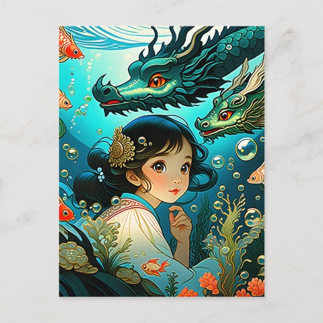 Cartão Postal A tradição do conto de fadas eslavo apresenta prin (Frente)