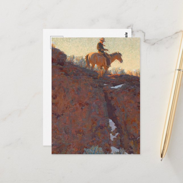 Cartão Postal A trilha solitária de Maynard Dixon (Frente/Verso In Situ)