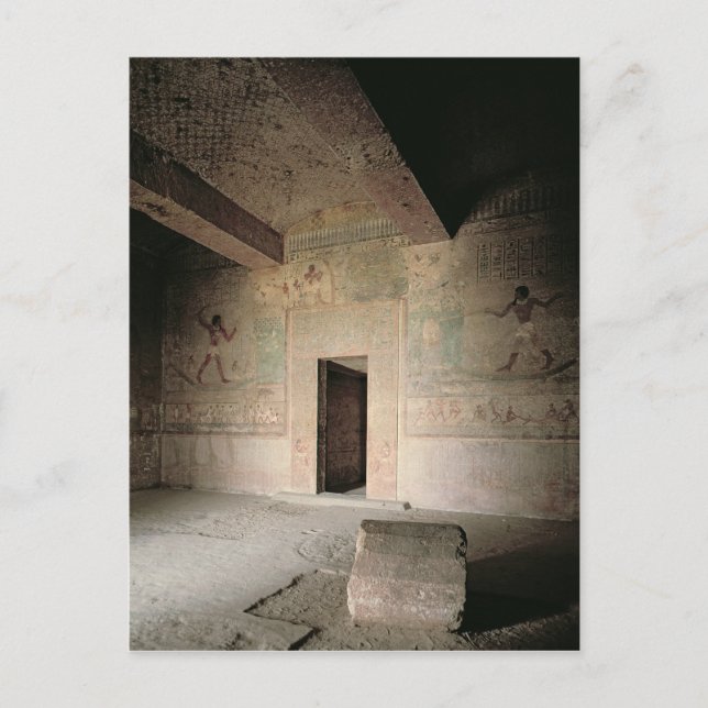 Cartão Postal A tumba de Khnumhotep III (Frente)