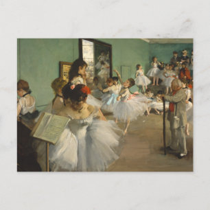 Cartão Postal A turma de dança. Edgar Degas