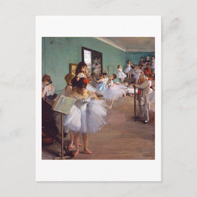 Cartão Postal A turma de dança, Edgar Degas (Frente)