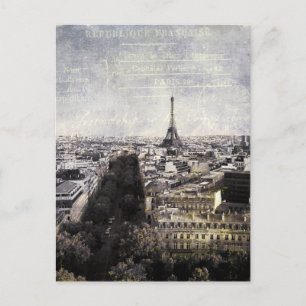 Cartão Postal a turnê eiffel
