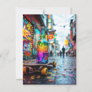 Cartão Postal A última gota de Neon