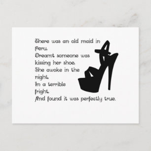 Cartão Postal A Velha Maid no Peru