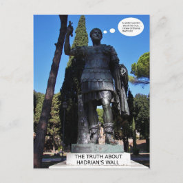 Cartão Postal A verdade sobre o muro de Hadrian.