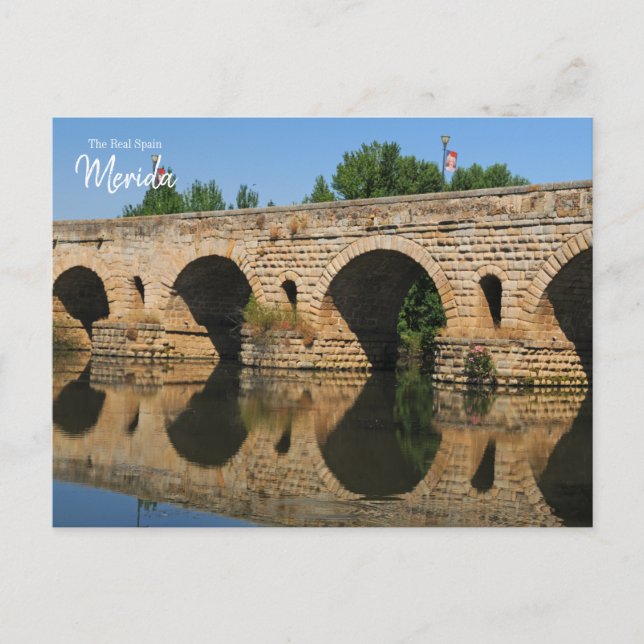 Cartão Postal A verdadeira Espanha Merida (Frente)