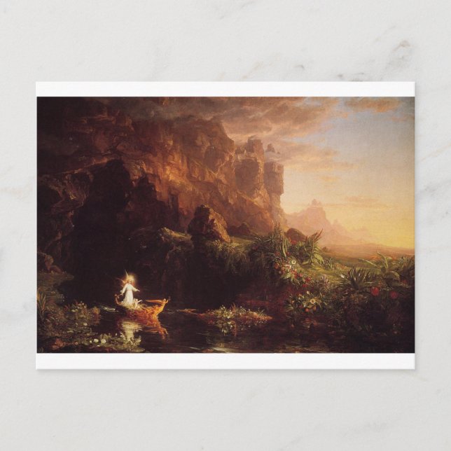 Cartão Postal A Viagem da Vida: Infância de Thomas Cole (Frente)