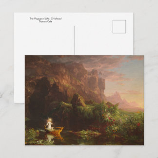 Cartão Postal A Viagem da Vida: Infância por Thomas Cole Postc