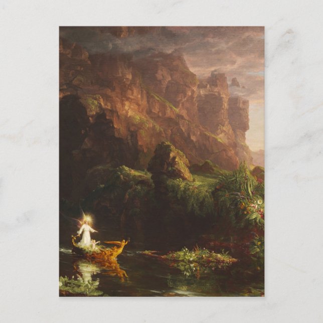 Cartão Postal A Viagem da Vida: Infância - Thomas Cole (Frente)