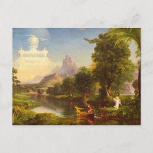 Cartão Postal A Viagem da Vida, Juventude de Thomas Cole