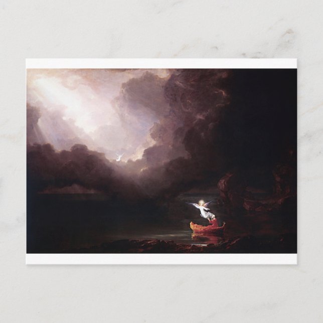 Cartão Postal A Viagem da Vida: Velha idade por Thomas Cole (Frente)