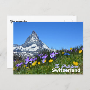Cartão Postal A Viagem de Suiça de Matterhorn Souvenir