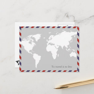 Cartão Postal a viagem é viver . mmmmmmmmmmmmmmmmmmmmmmmmmmmmmmm