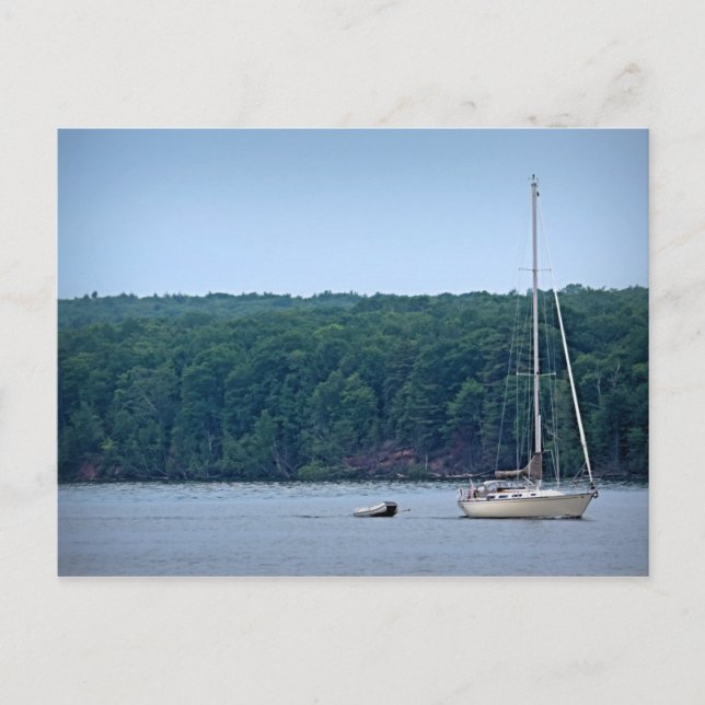 Cartão Postal A vida à vela (Frente)