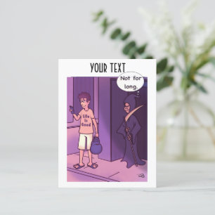 Cartão Postal A vida é boa