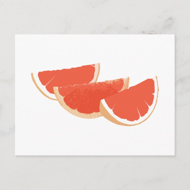 Cartão Postal A vida é como uma toranja. (Frente)
