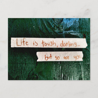 Cartão Postal A Vida É Dura